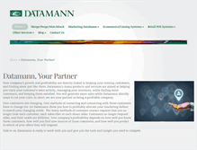 Tablet Screenshot of datamann.com